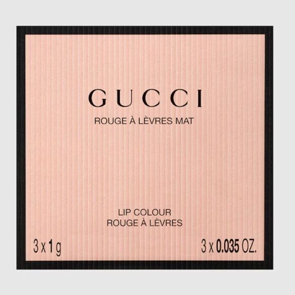 GUCCI Mini Matte Lipstick Set - Luxe 3-Piece Collection - Picture 7 of 16